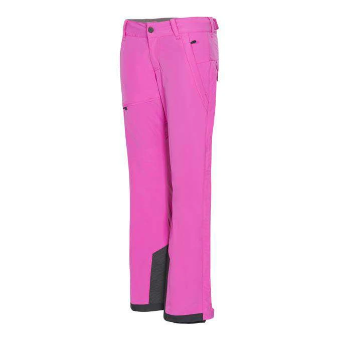 SYNC Performance Kid's Top Step Side Zip Ski Pant - Pink Training Shorts 2 SYNC Performance Kid's Top Step Side Zip Ski Pant - Pink Training Shorts