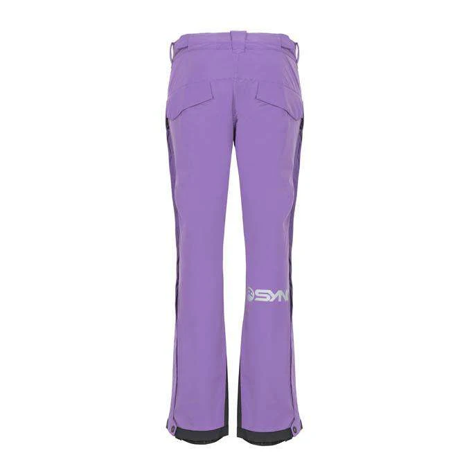 SYNC Performance Kid's Top Step Side Zip Ski Pant - Purple Training Shorts 2 SYNC Performance Kid's Top Step Side Zip Ski Pant - Purple Training Shorts