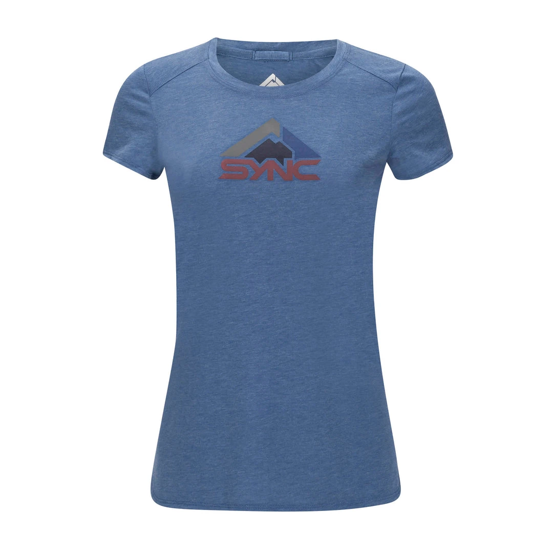 SYNC Performance Women's Logo Tee - Bluebird 1 SYNC Performance Women's Logo Tee - Bluebird