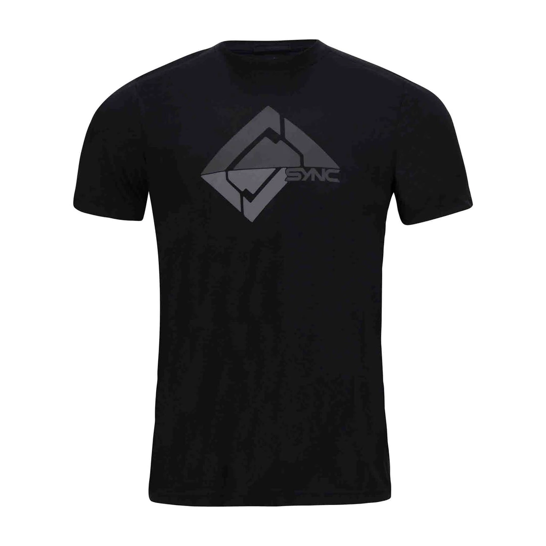 SYNC Performance Men's Glacier Tee - Black 1 SYNC Performance Men's Glacier Tee - Black