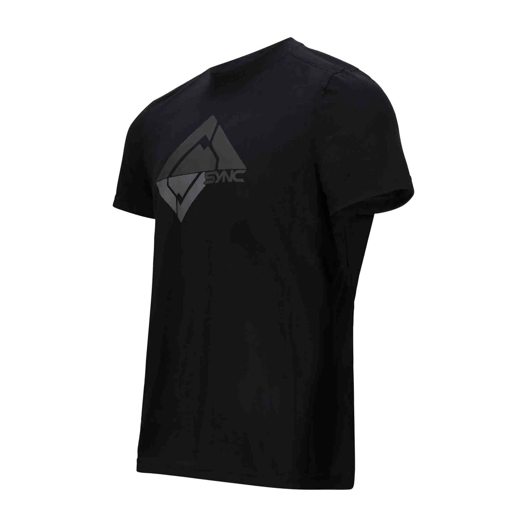 SYNC Performance Men's Glacier Tee - Black 2 SYNC Performance Men's Glacier Tee - Black