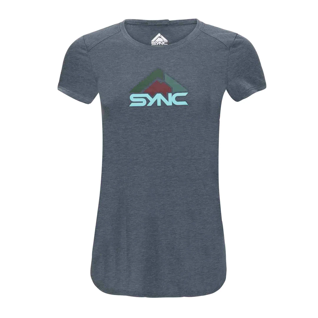 SYNC Performance Women's Logo Tee - Phantom 1 SYNC Performance Women's Logo Tee - Phantom