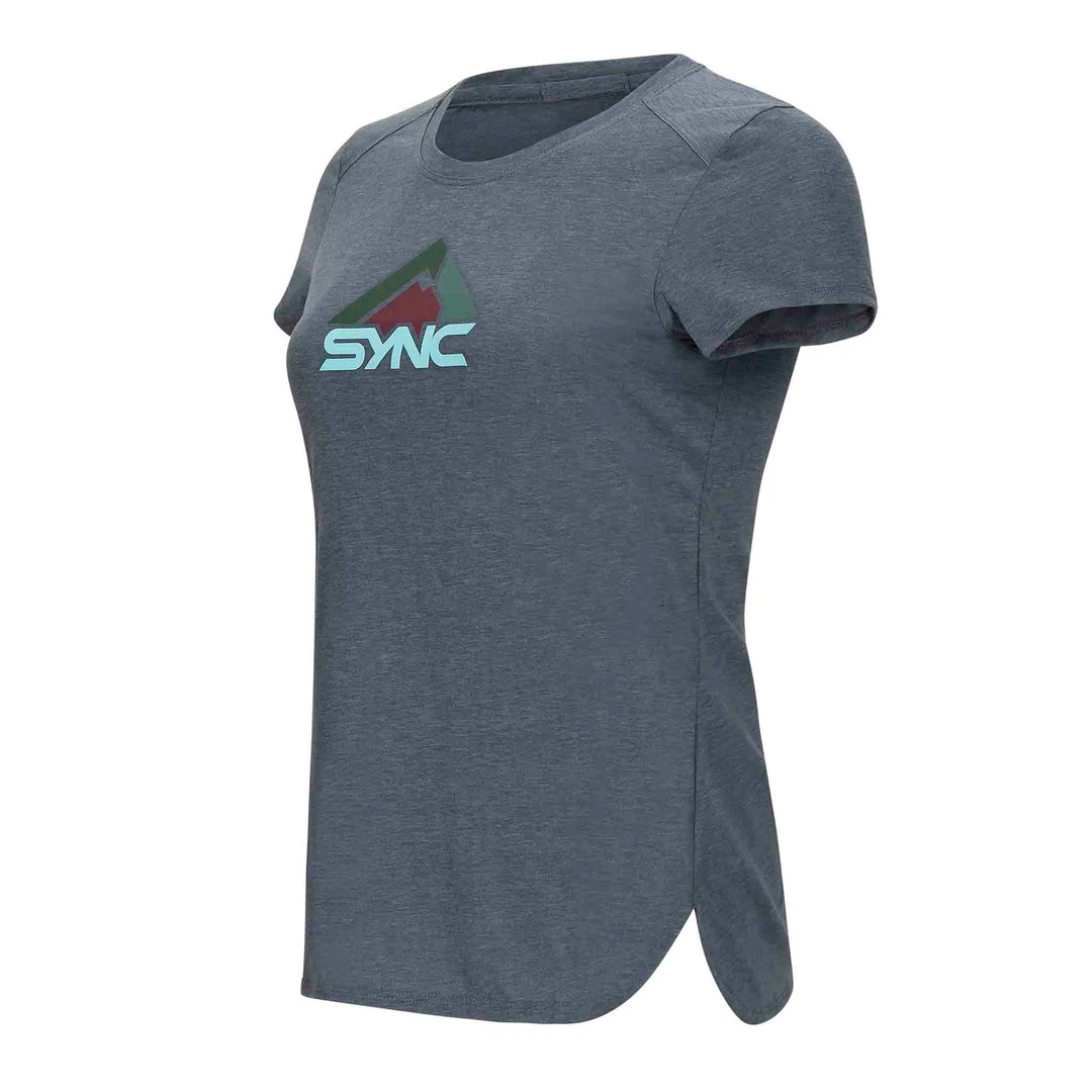 SYNC Performance Women's Logo Tee - Phantom 2 SYNC Performance Women's Logo Tee - Phantom