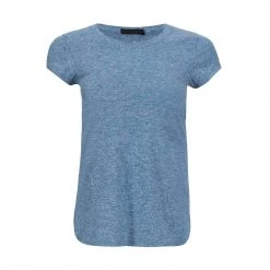 SYNC Performance Women's Deluge Short Sleeve - Stellar Blue Training Shorts