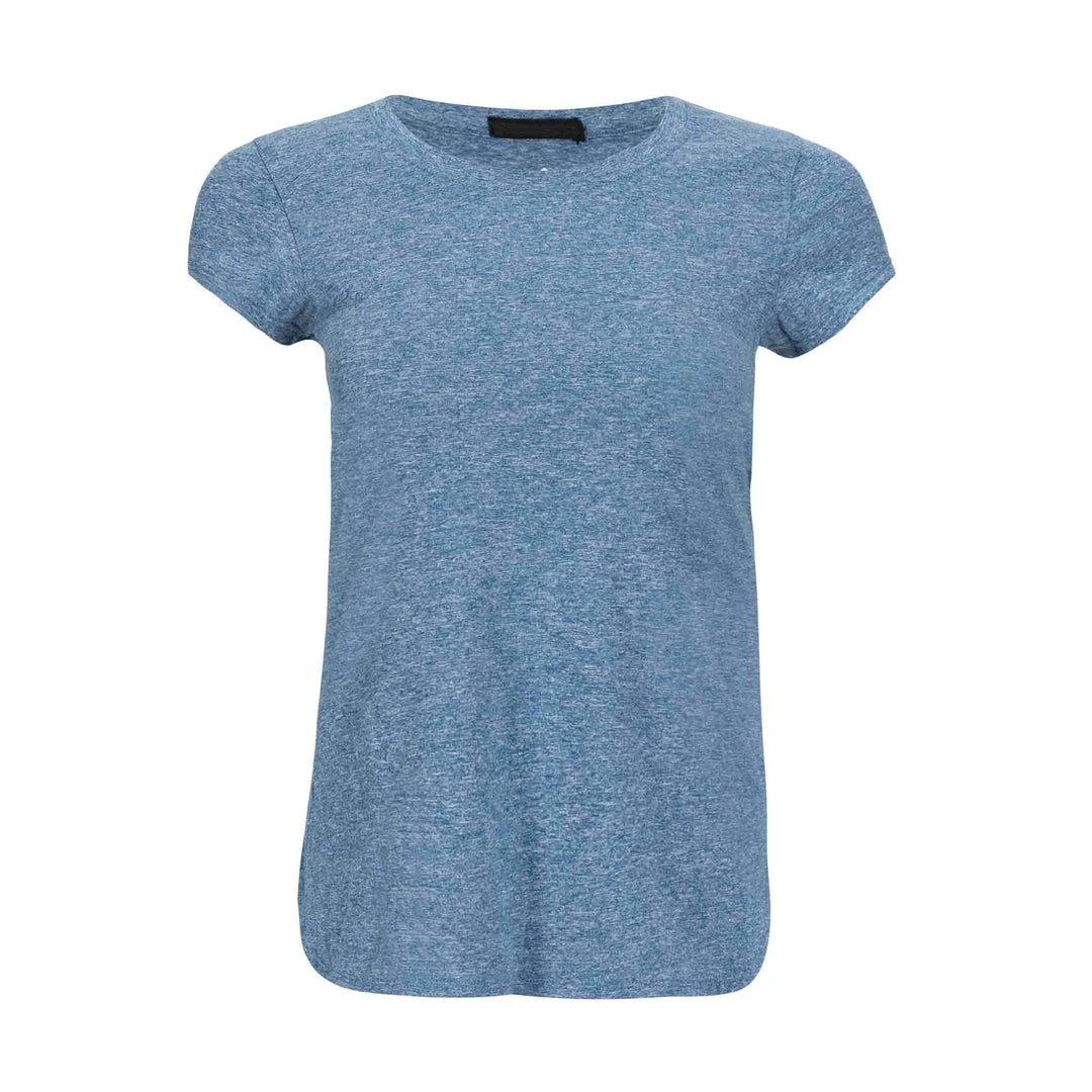 SYNC Performance Women's Deluge Short Sleeve - Stellar Blue Training Shorts 1 SYNC Performance Women's Deluge Short Sleeve - Stellar Blue Training Shorts