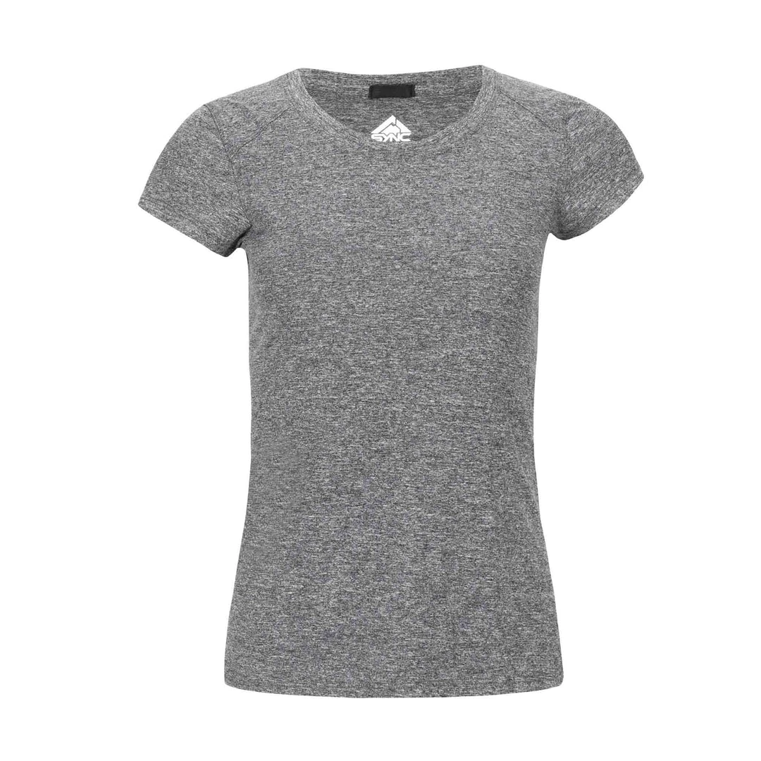 SYNC Performance Women's Deluge Short Sleeve - Grey Heather Training Shorts 1 SYNC Performance Women's Deluge Short Sleeve - Grey Heather Training Shorts