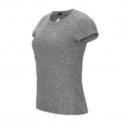 SYNC Performance Women's Deluge Short Sleeve - Grey Heather Training Shorts 5 SYNC Performance Women's Deluge Short Sleeve - Grey Heather Training Shorts