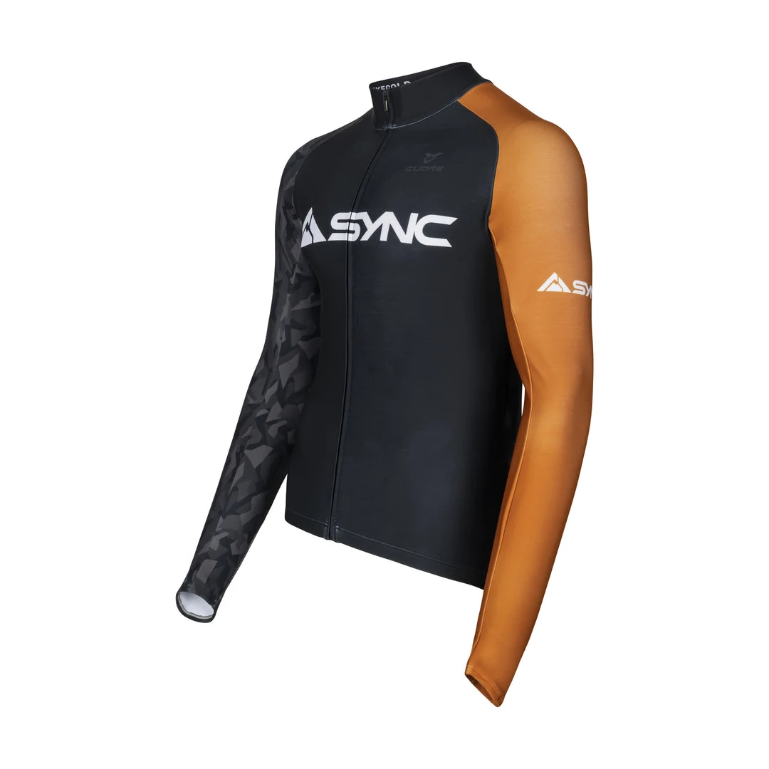 SYNC Performance Men's Columbine Cycling Long Sleeve Thermal Jersey 3 SYNC Performance Men's Columbine Cycling Long Sleeve Thermal Jersey