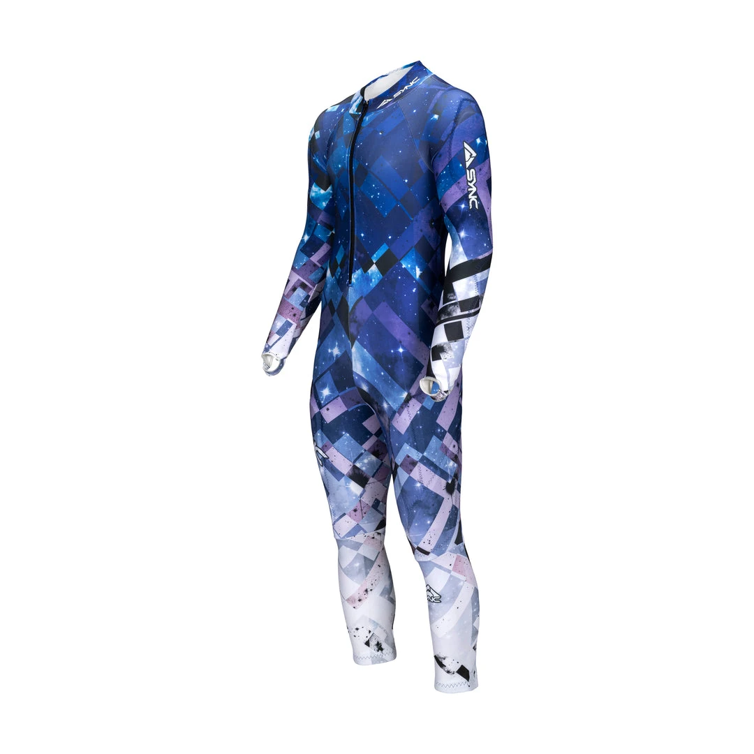 SYNC Performance Ski Race Suits Stellar Adult Race Suit - Blue/Purple 2 SYNC Performance Ski Race Suits Stellar Adult Race Suit - Blue/Purple