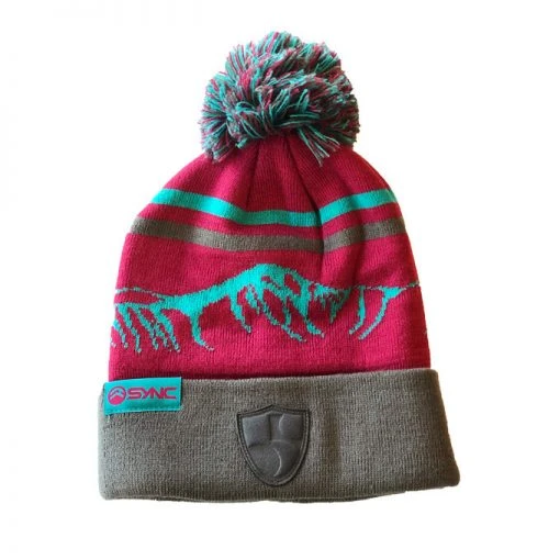 SYNC Performance ACCESSORIES High Fives Foundation Beanie - Boysenberry