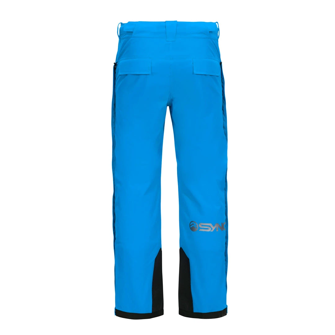 SYNC Performance Kid's Top Step Side Zip Ski Pant - Athletic Blue 3 SYNC Performance Kid's Top Step Side Zip Ski Pant - Athletic Blue